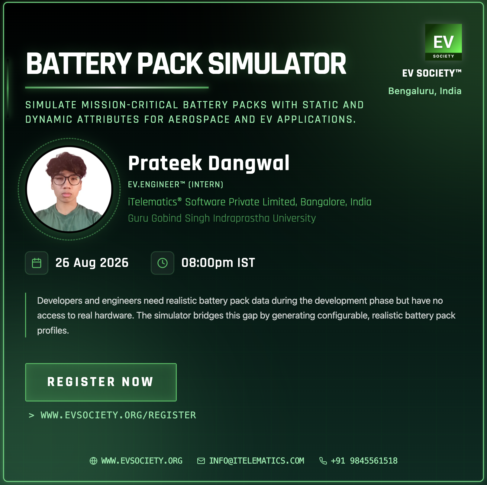 August 2026 Workshop